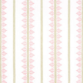 AF15100 Fern Stripe Antilles Blush Fabric by Anna French