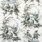 AF72986 Moorea Manor Grey Fabric by Anna French