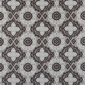 AW73018 Scottsdale Embroidery Meridian Grey and Black Fabric by Anna French