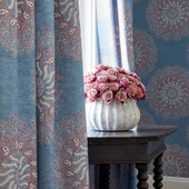 AF78727 La Provence Palampore Sky Blue Fabric by Anna French
