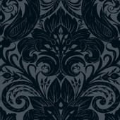 LB25169 Damask Sauvage Laurence Llewelyn Bowen Off The Wall Wallpaper by Galerie