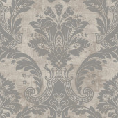 2317 Plaster Damask Silver Wallpaper by Belgravia