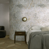 W0204/01 Calacatta Wallpaper Mural Expressions Wallpaper by Clarke & Clarke