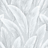 LS61708 Foliage Sisal Savannah Grass Silver Lining Wallpaper by Today Interiors