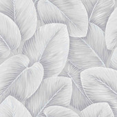 LS61808 Lush Leaf Sisal Savannah Grass Silver Lining Wallpaper by Today Interiors