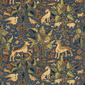 320477 Arden Velvet Cotswolds Manor Blue Fabric by Zoffany