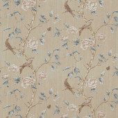 321434 Woodville Cotswolds Manor White Clay Fabric by Zoffany