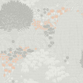 FL61130 Fairytale Leaves Motif Flourish Grey and Pink Wallpaper By Galerie FL61130 Fairytale Leaves Motif Flourish Grey and Pink Wallpaper By Galerie