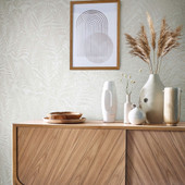 34002 Tree Leaf The New Design Book White, Pearl and Pink Wallpaper By Galerie