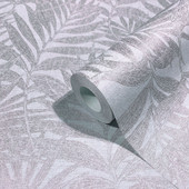 34006 Tree Leaf The New Design Book Pink, White and Grey Wallpaper By Galerie
