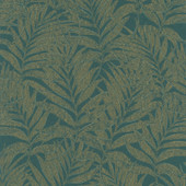 34007 Tree Leaf The New Design Book Green and Gold Wallpaper By Galerie