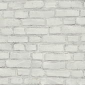 BB51101 Coastal Brick Effect Motif Bricks and More Grey and White Wallpaper By Galerie