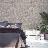 BB51126 Stone Symphony Motif Bricks and More Beige Wallpaper By Galerie