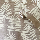 DWP0365-02 Tumbling Leaf Zen Bronze Brown Wallpaper By Galerie DWP0365-02 Tumbling Leaf Zen Bronze Brown Wallpaper By Galerie