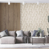 DWP0365-05 Tumbling Leaf Zen Silver Grey Wallpaper By Galerie DWP0365-05 Tumbling Leaf Zen Silver Grey Wallpaper By Galerie