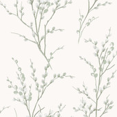 130115 Pussy Willow Sage Green Wallpaper by Laura Ashley 130115 Pussy Willow Sage Green Wallpaper by Laura Ashley