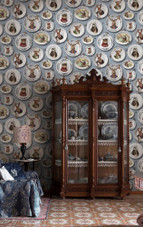 13941 Vintage Tea Party Statement Wallpaper by Holden Decor 13941 Vintage Tea Party Statement Wallpaper by Holden Decor