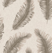GB4411 Ciara Feather Mocha Beige Wallpaper by Belgravia Zambaiti Parati