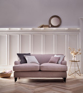 F1419/01 Fepla Purus Dove Fabric by Clarke and Clarke