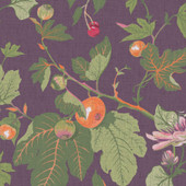 130283 Craftwork Trail Concerto Plum Wallpaper By Graham & Brown