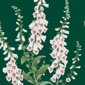 130306 Foxglove Concerto Emerald Wallpaper By Graham & Brown