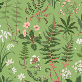 130316 Oshibana Concerto Green Wallpaper By Graham & Brown