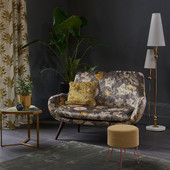 F1304/01 Passiflora Exotica Charcoal Fabric by Clarke and Clarke F1304/01 Passiflora Exotica Charcoal Fabric by Clarke and Clarke