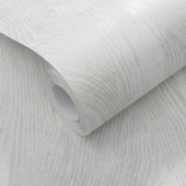 10439-31 Sonata Wood Grain Light Grey Metallic Wallpaper By Erismann