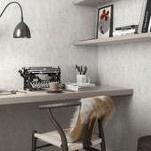 10439-31 Sonata Wood Grain Light Grey Metallic Wallpaper By Erismann