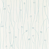 113214 Eizou Kasuri Sky, Indigo and Chalk Wallpaper by Harlequin