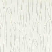 113216 Eizou Kasuri Silver, Frost and Chalk Wallpaper by Harlequin