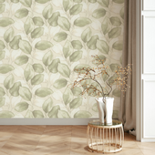 659870 Opulenza Leaf Sage Wallpaper by Rasch 659870 Opulenza Leaf Sage Wallpaper by Rasch