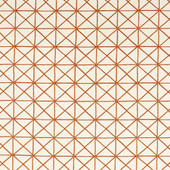 134598 Kado Kasuri Frost and Paprika Fabric by Harlequin