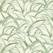 121269 Kimono Kasuri Seaglass and Evergreen Fabric by Harlequin