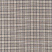 236740 Fenton Check Islay Wools Grey/Cinnamon Fabric by Sanderson