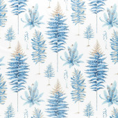 226580 Fernery Glasshouse China Blue Fabric by Sanderson
