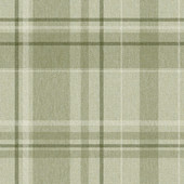 M1865 Harris Check Green Wallpaper by Crown