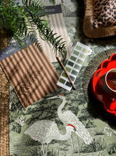 743 Izumi Crane Green Wallpaper by Belgravia