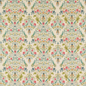 F1558/02 Gawthorpe Country Escape Forest/Linen Fabric by Clarke and Clarke