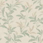 198602 Organic Trail Sage Wallpaper by Grandeco