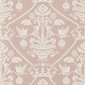 217504 Highgrove Damask Highgrove Rose Wallpaper by Sanderson 217504 Highgrove Damask Highgrove Rose Wallpaper by Sanderson