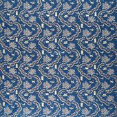 237601 Wildflower Meadow Highgrove Sapphire Fabric by Sanderson