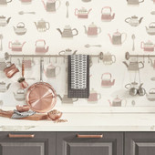 CK36633 Kitchen Style 3 Wallpaper By Galerie CK36633 Kitchen Style 3 Wallpaper By Galerie