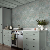 140496 Garden Cottage Blues William Morris at Home Wallpaper by Graham & Brown