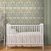 140500 Brother Rabbit Sage William Morris at Home Wallpaper by Graham & Brown 140500 Brother Rabbit Sage William Morris at Home Wallpaper by Graham & Brown