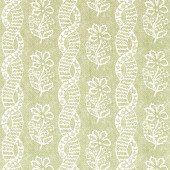 313118 Dabu Stripe Pale Olive Indienne Wallpaper by Zoffany
