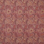 333539 Caserta Paisley Rare Textiles Pale Ruby Fabric by Zoffany