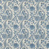 321689 Cochin Indienne Blue Fabric by Zoffany 321689 Cochin Indienne Blue Fabric by Zoffany