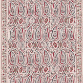 331627 Jayshree Indienne Red/Blue Fabric by Zoffany 331627 Jayshree Indienne Red/Blue Fabric by Zoffany