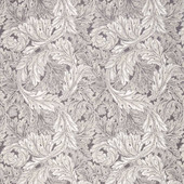 236626 Acanthus Pure Morris North Inky Grey Fabric by Morris & Co 236626 Acanthus Pure Morris North Inky Grey Fabric by Morris & Co